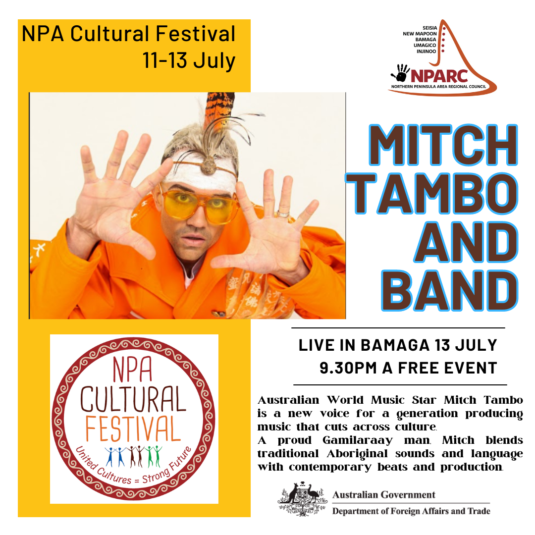 Mitch Tambo performs 13 july