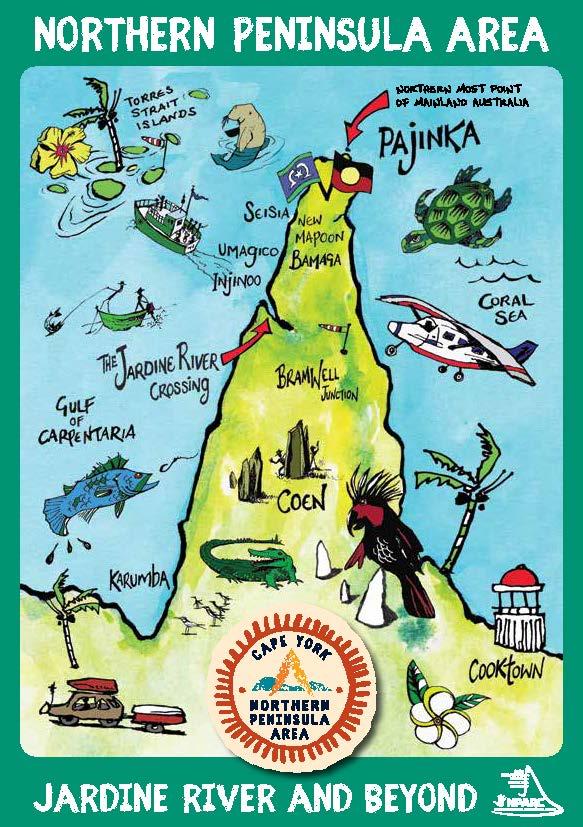Northern peninsula map